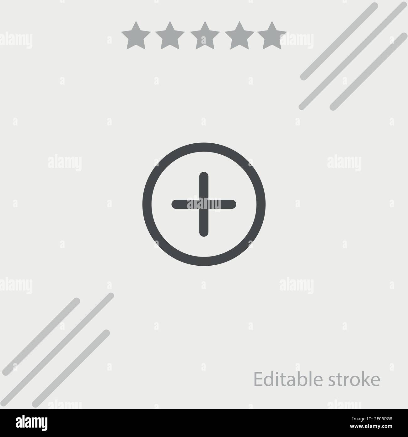 add circular interface button vector icon modern simple vector ...