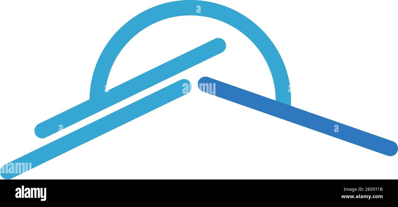Bridge Logo Template vector icon illustration design Stock Vector