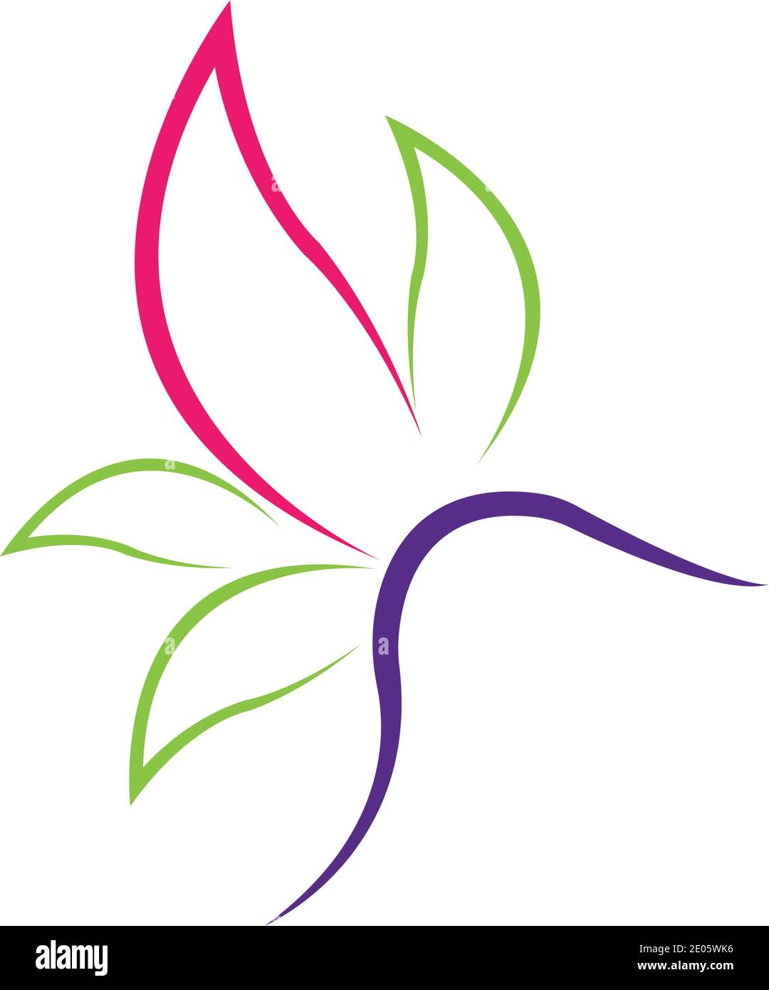Beauty Butterfly Vector icon design Stock Vector