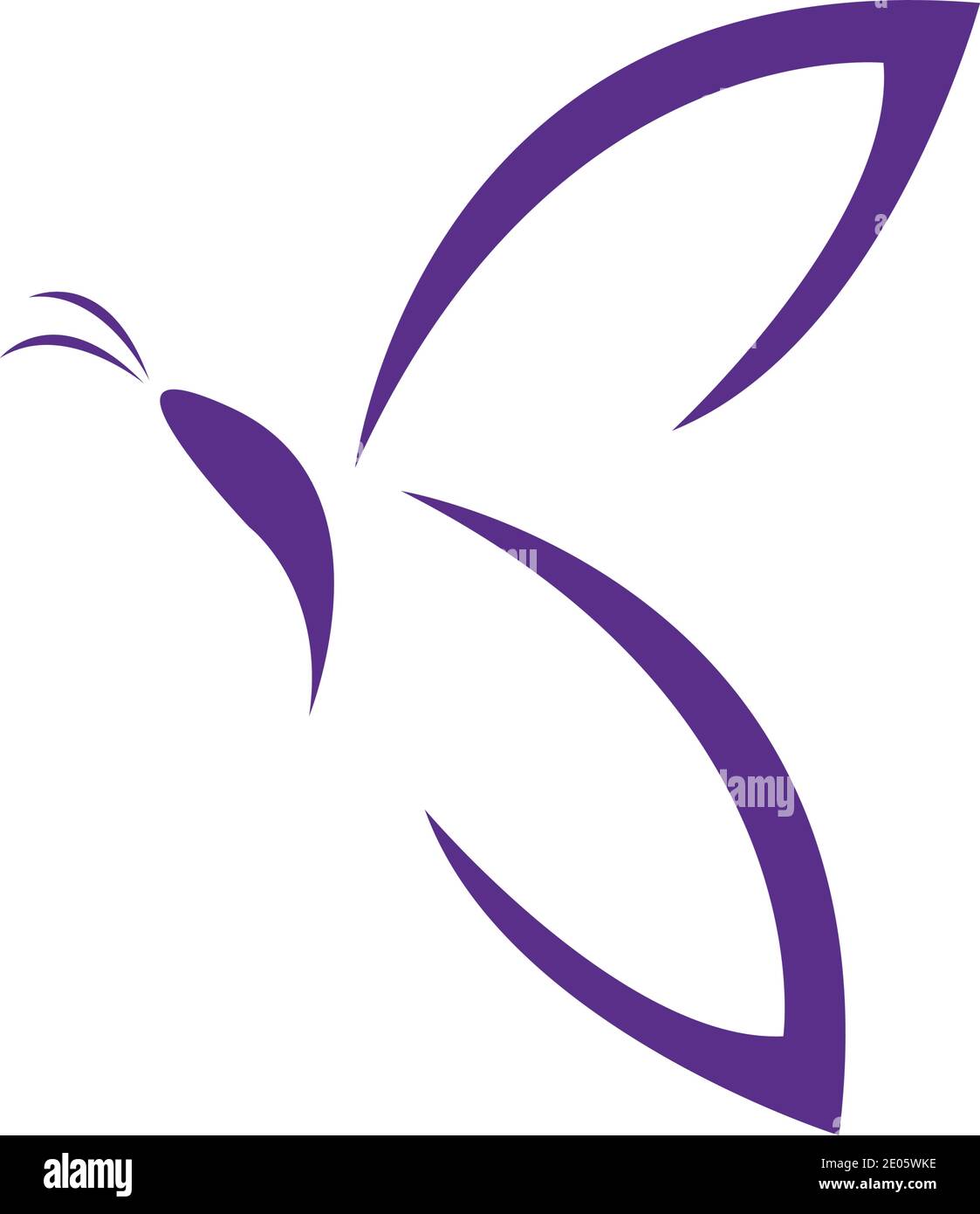 Beauty Butterfly Vector icon design Stock Vector