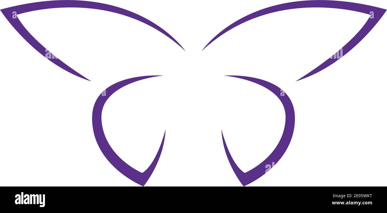 Beauty Butterfly Vector icon design Stock Vector
