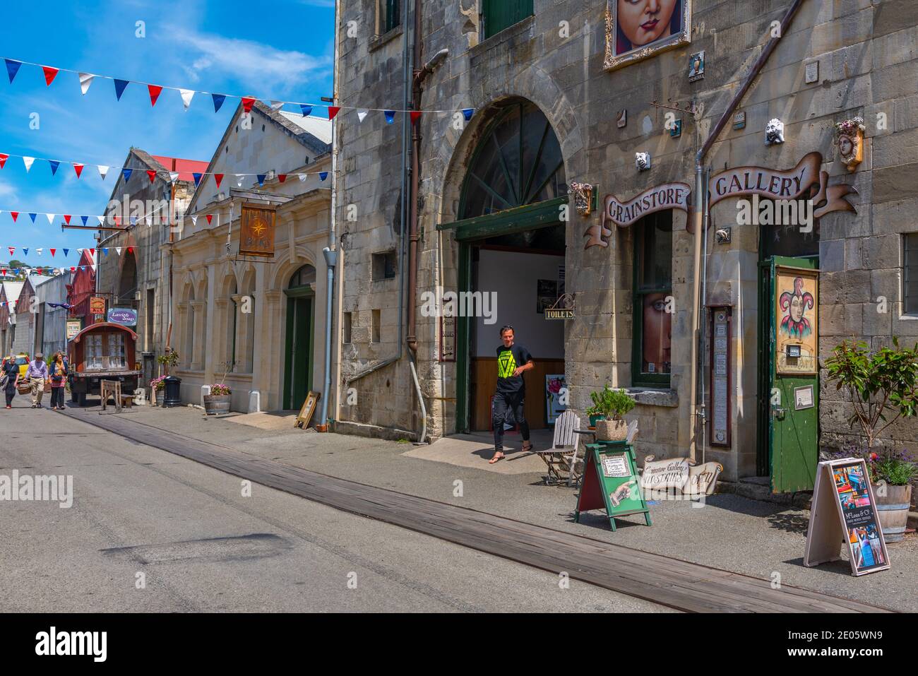 OAMARU, NEW ZEALAND, JANUARY 24, 2020 Victorian Precinct at Oamaru