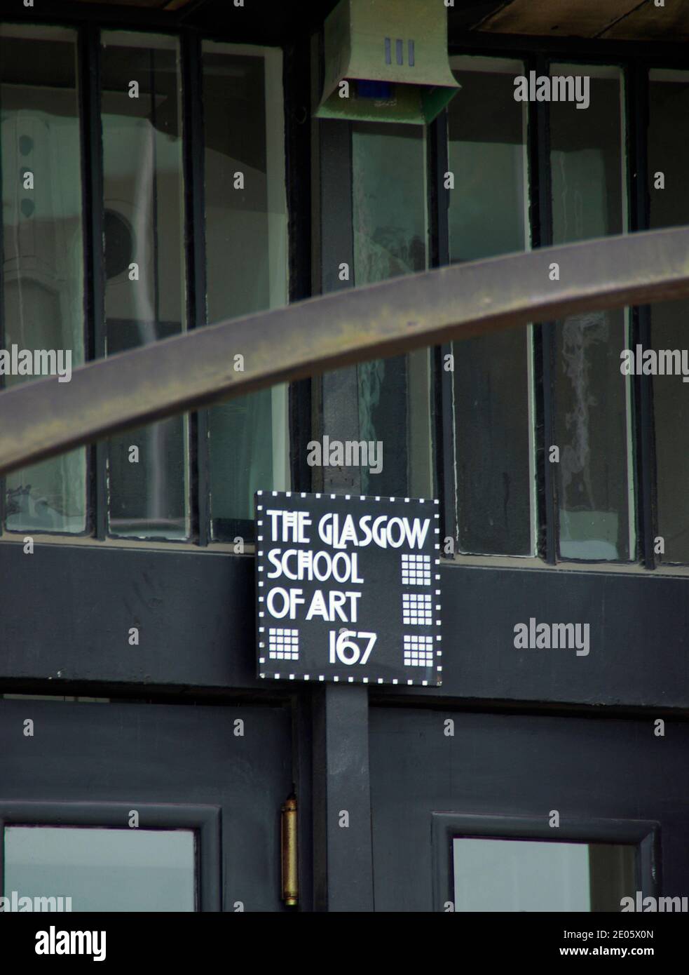 Glasgow School of Art The Mackintosh Building detail Stock Photo