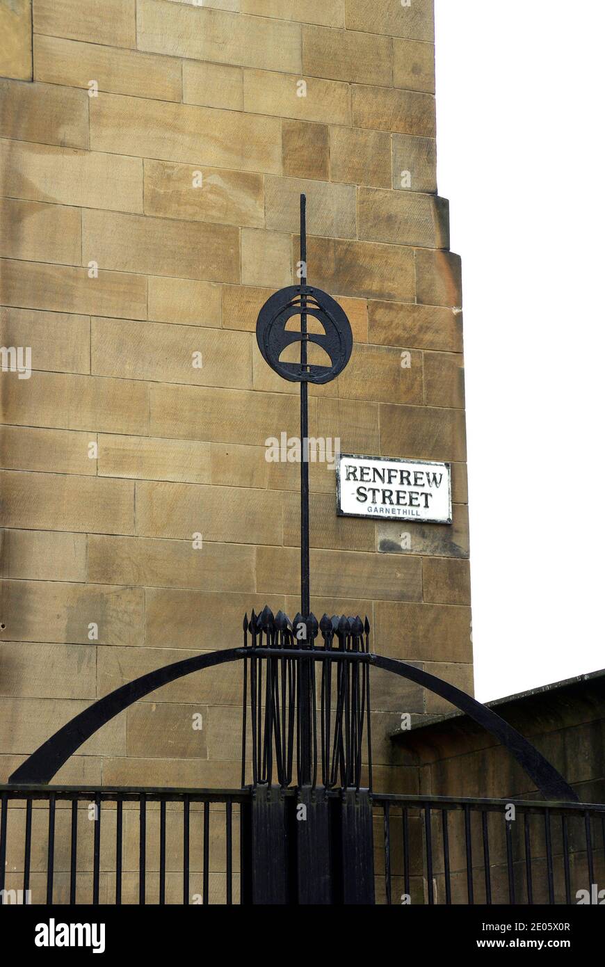 Glasgow School of Art The Mackintosh Building detail Stock Photo