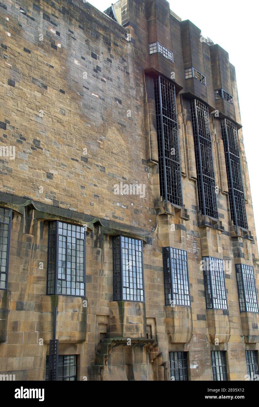 Glasgow School of Art The Mackintosh Building detail Stock Photo