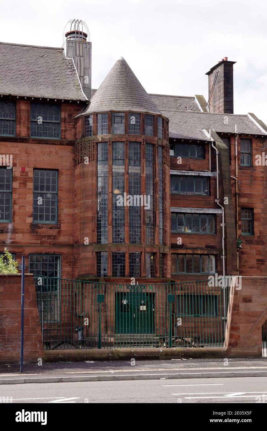 Stair Tower Scotland Street School Stock Photo