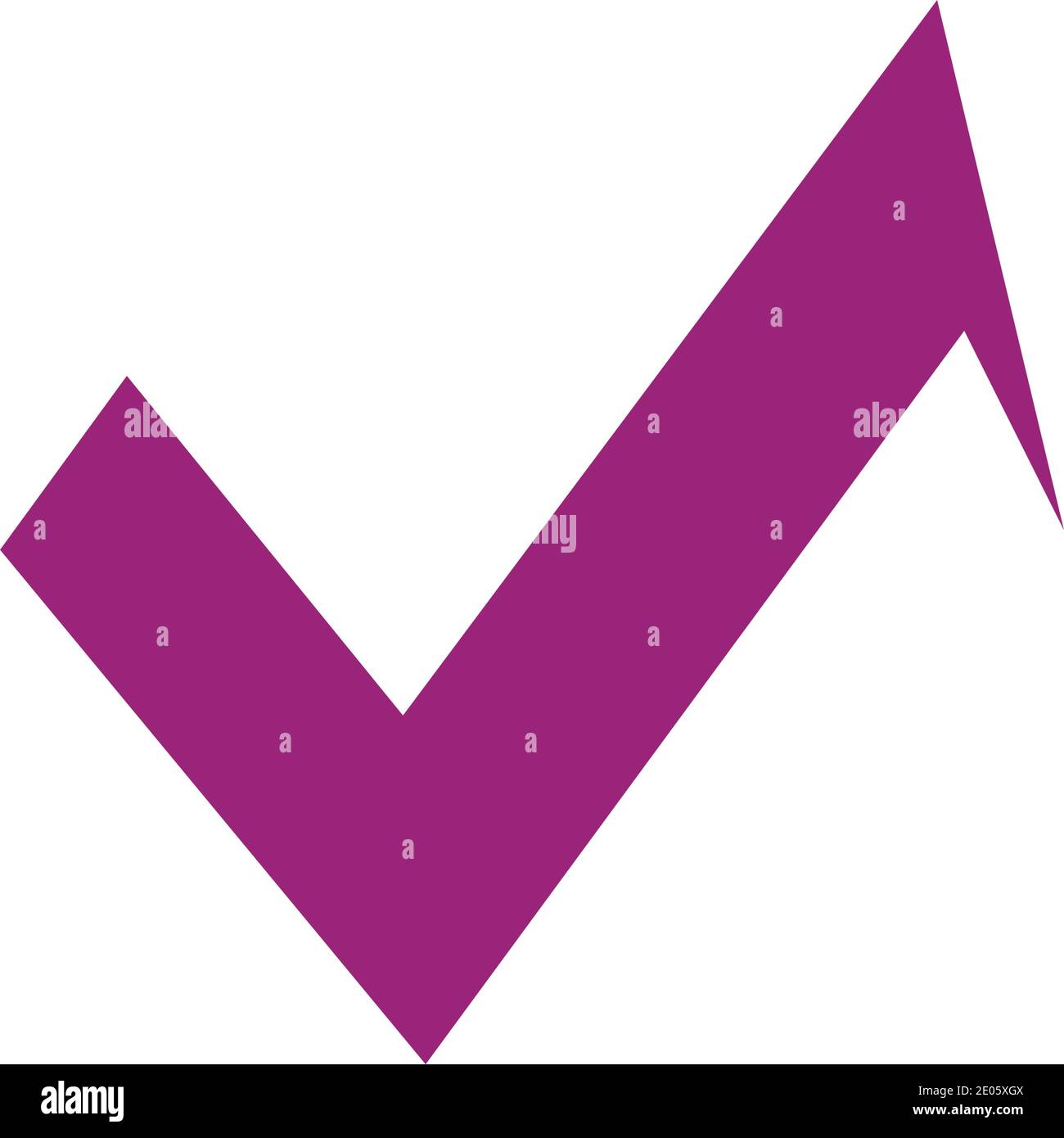 check mark icon vector illustration design template Stock Vector