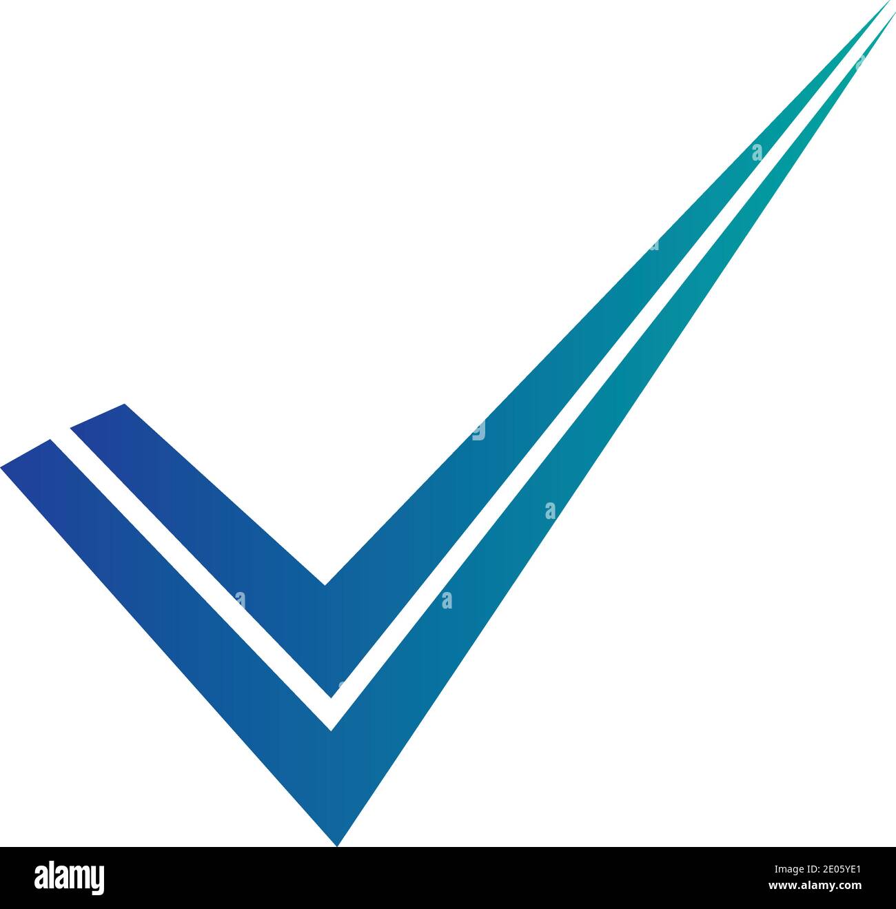 check mark icon vector illustration design template Stock Vector