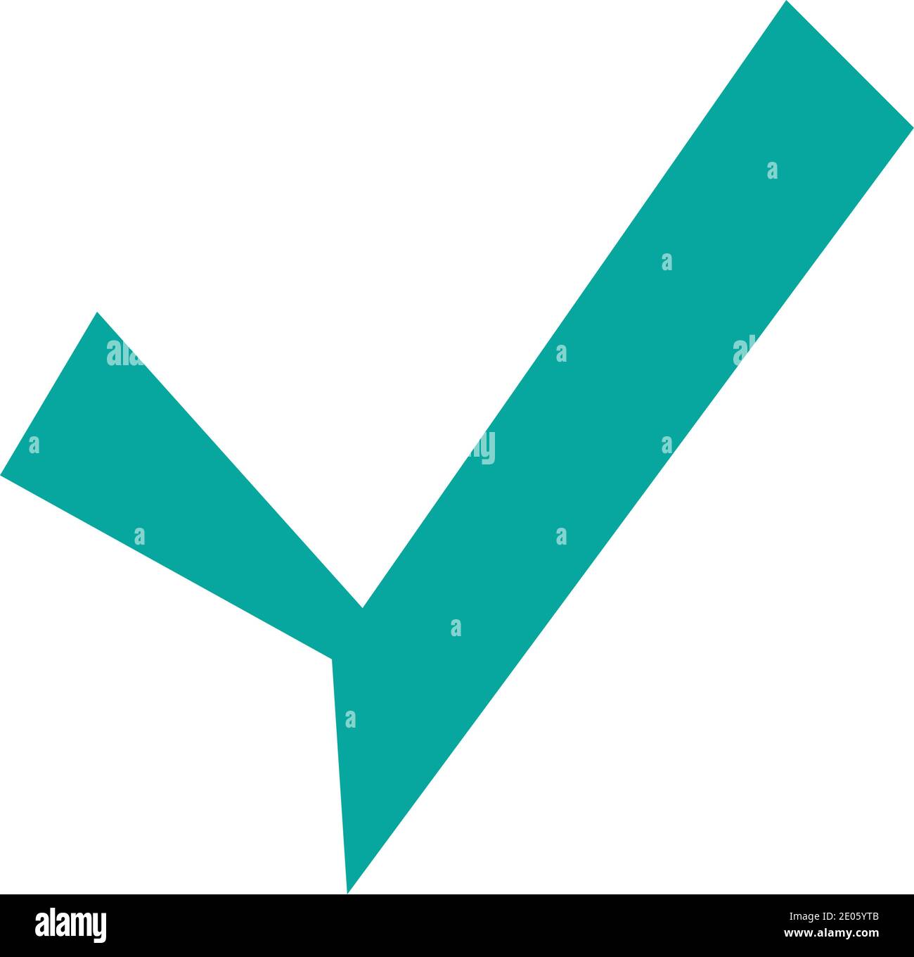 check mark icon vector illustration design template Stock Vector