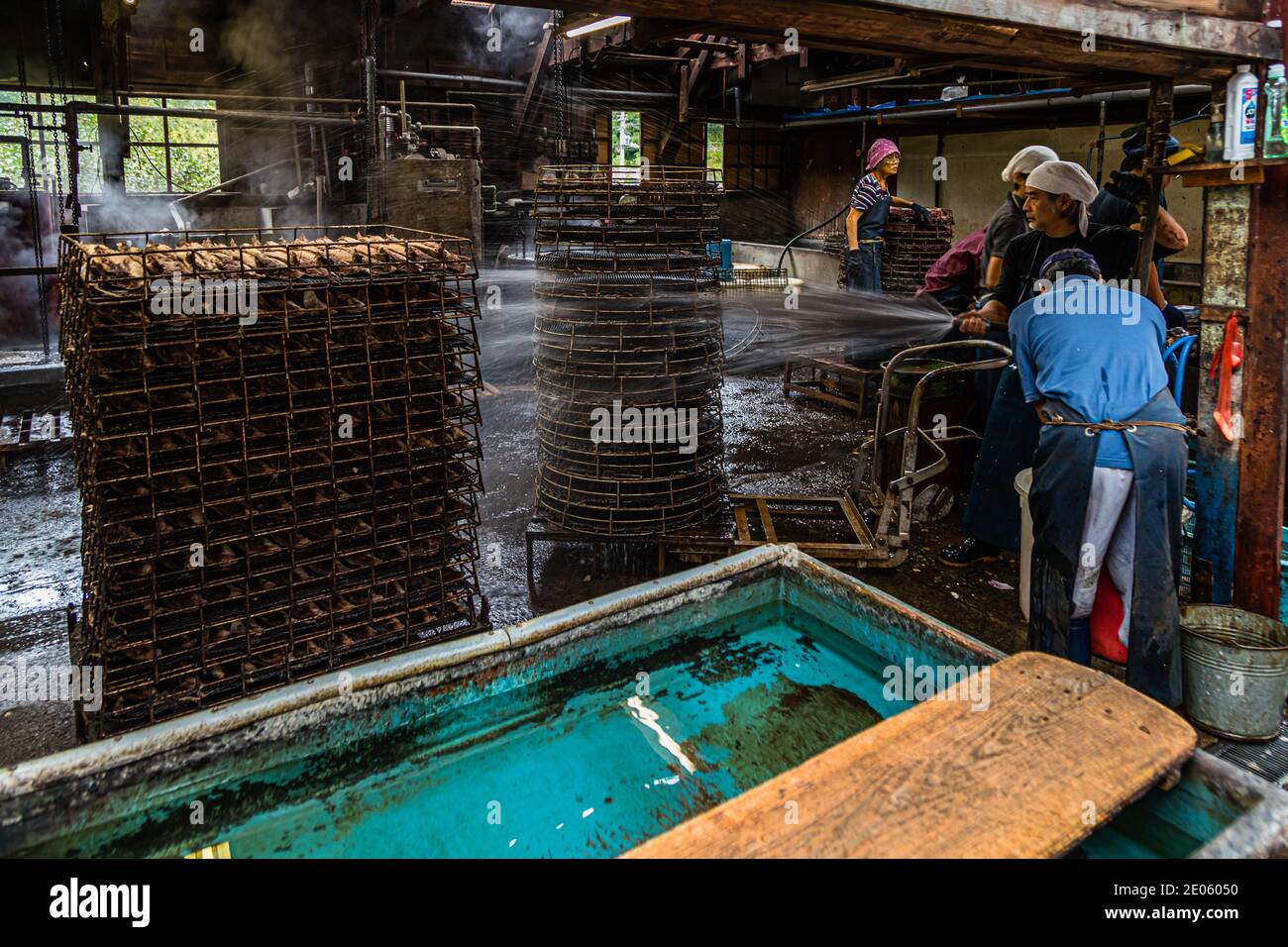 Yasuhisa Serizawa's Katsuobushi Manufacture in Nishiizu-Cho, Shizuoka, Japan Stock Photo