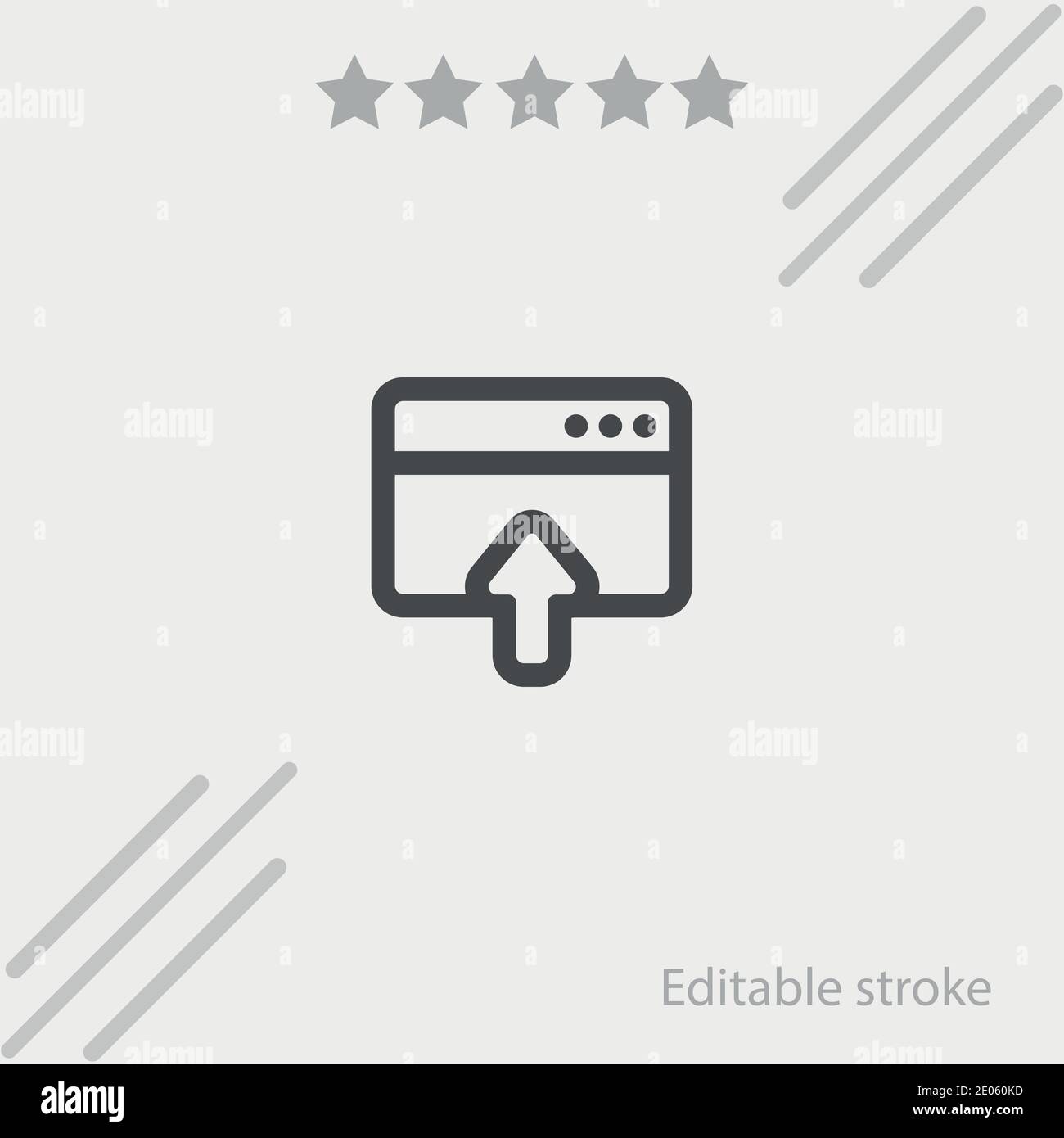 upload to internet vector icon modern simple vector illustration Stock ...
