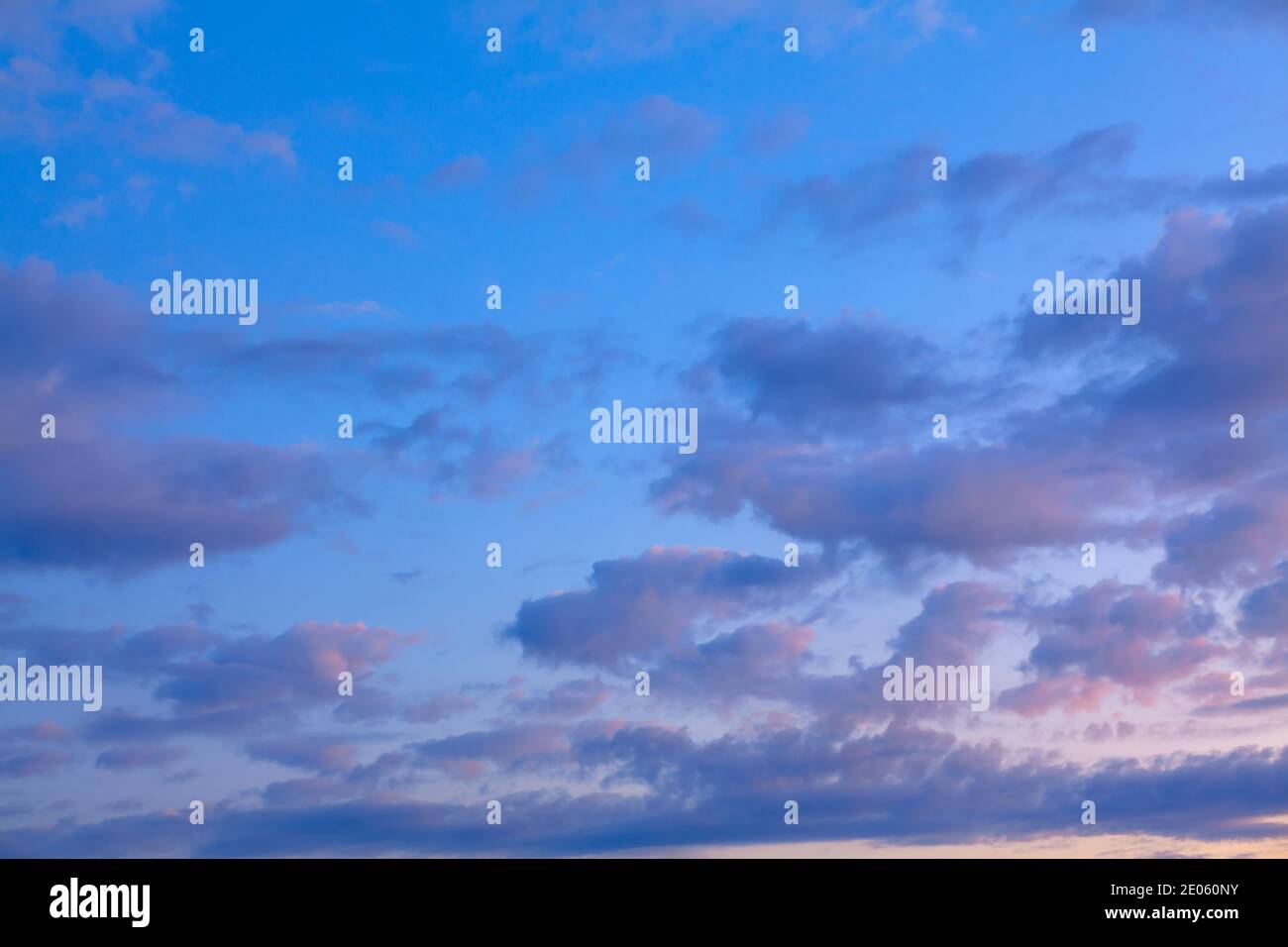 Early Morning sky Background with Clouds Stock Photo - Alamy