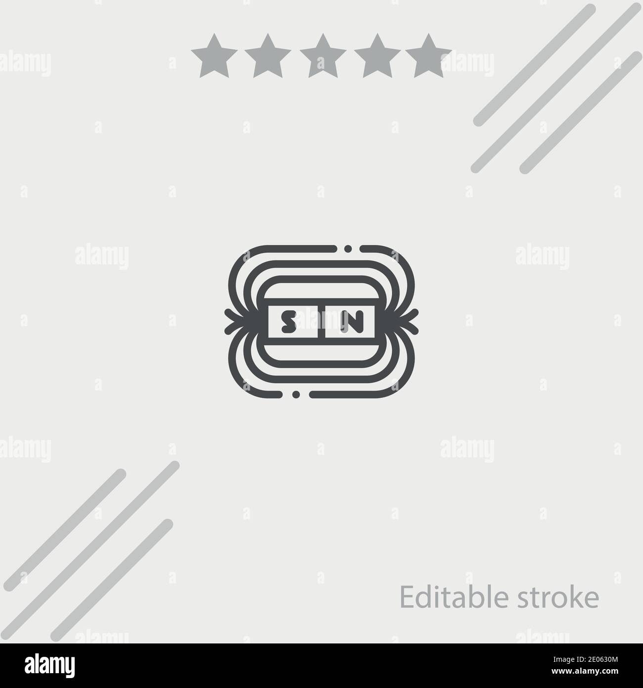 magnetic vector icon modern simple vector illustration Stock Vector ...