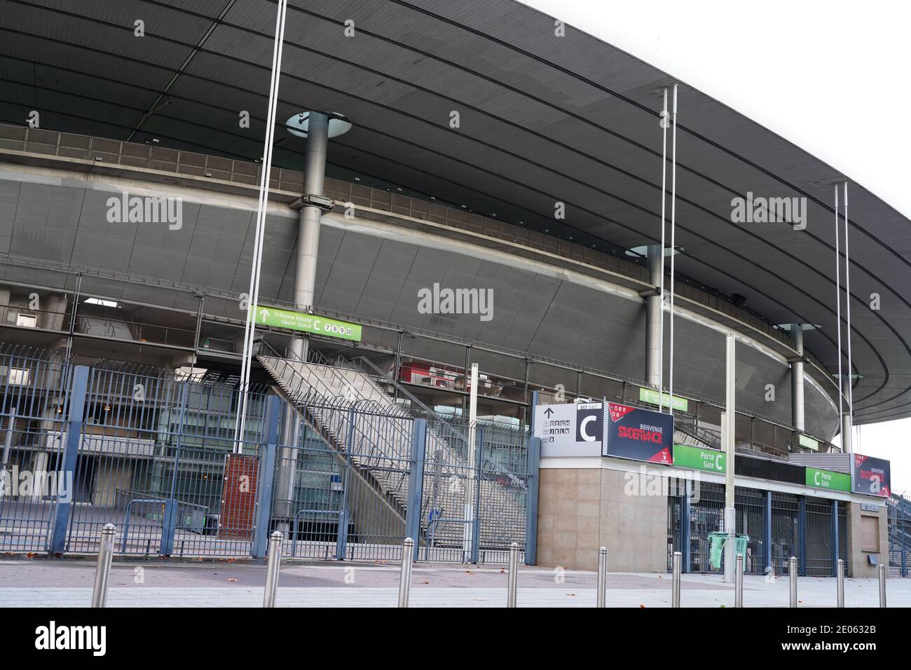 SAINT-DENIS, FRANCE –25 DEC 2020- View of the Stade de France, a landmark  football soccer stadium located near Paris in Saint-Denis Stock Photo -  Alamy