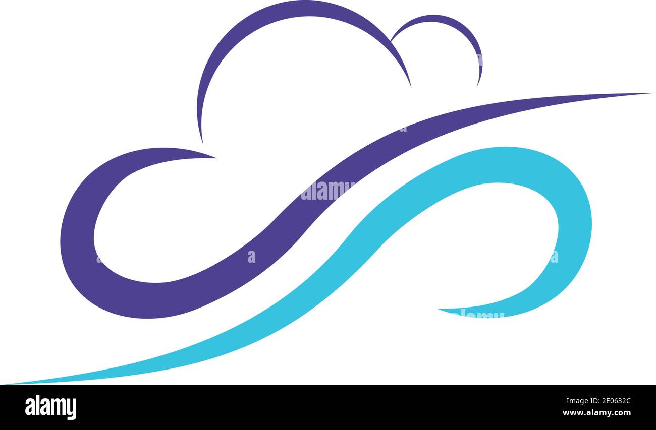 Cloud logo template vector illustration design icons Stock Vector Image ...
