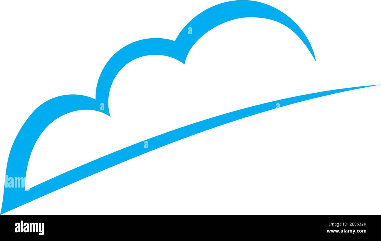 Cloud logo template vector illustration design icons Stock Vector Image ...