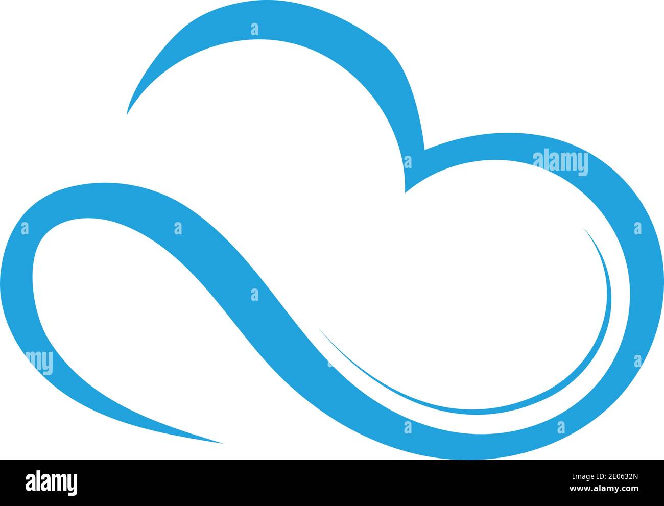 Cloud logo template vector illustration design icons Stock Vector