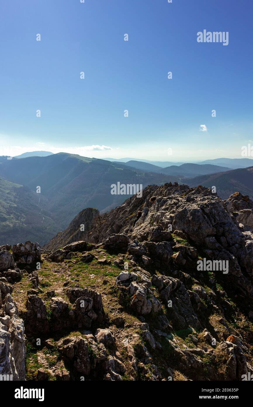 mountain landscape in the basque country Stock Photo - Alamy