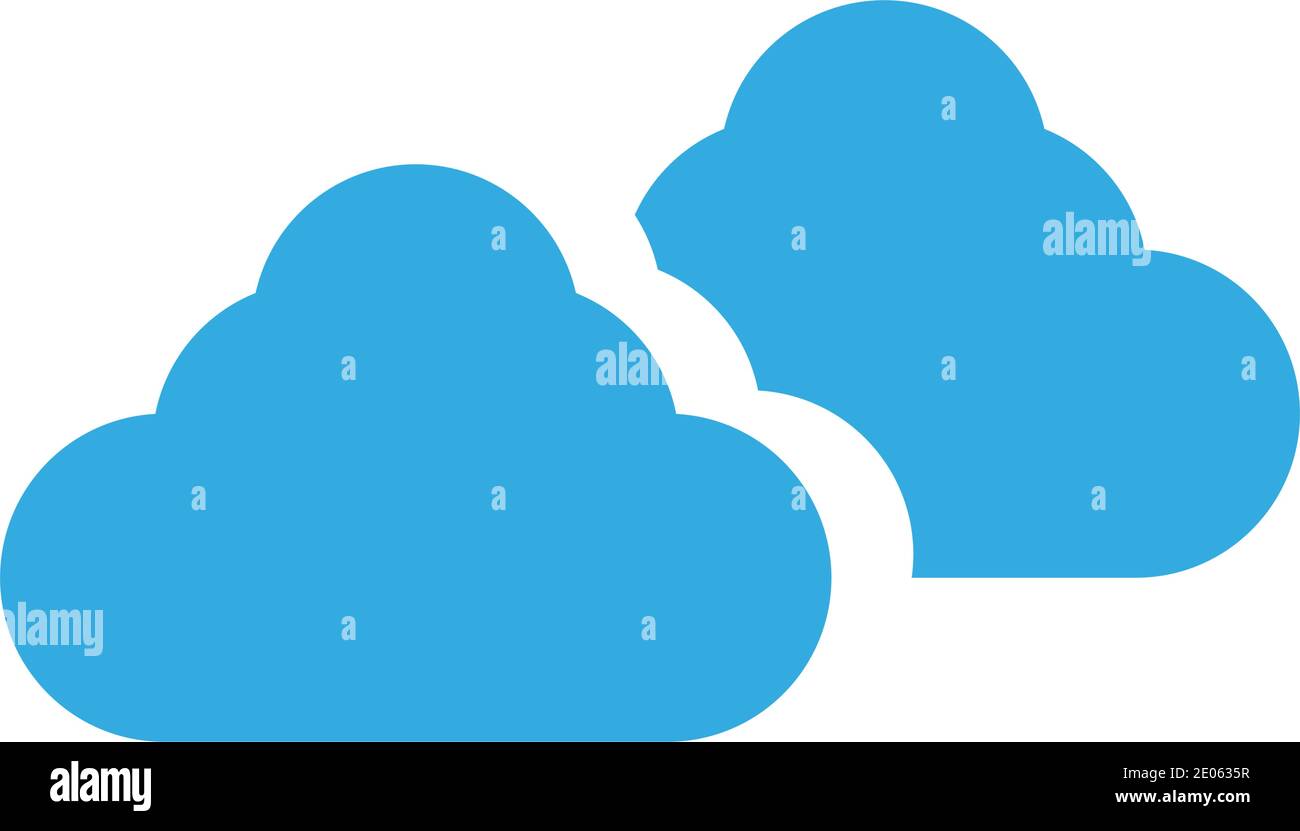 Cloud logo template vector illustration design icons Stock Vector Image ...