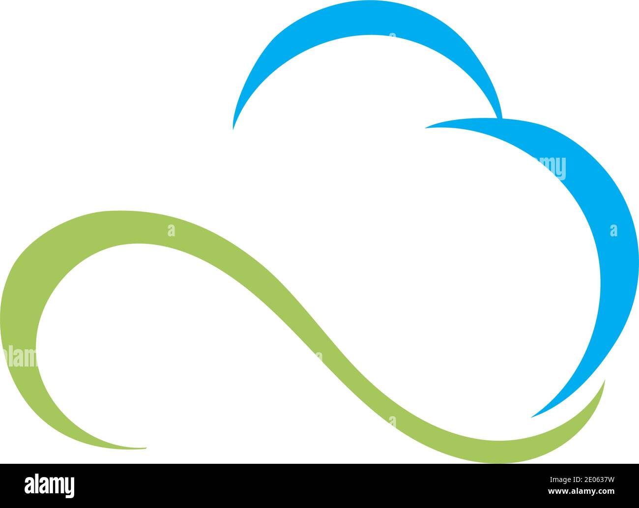 Cloud logo template vector illustration design icons Stock Vector Image ...