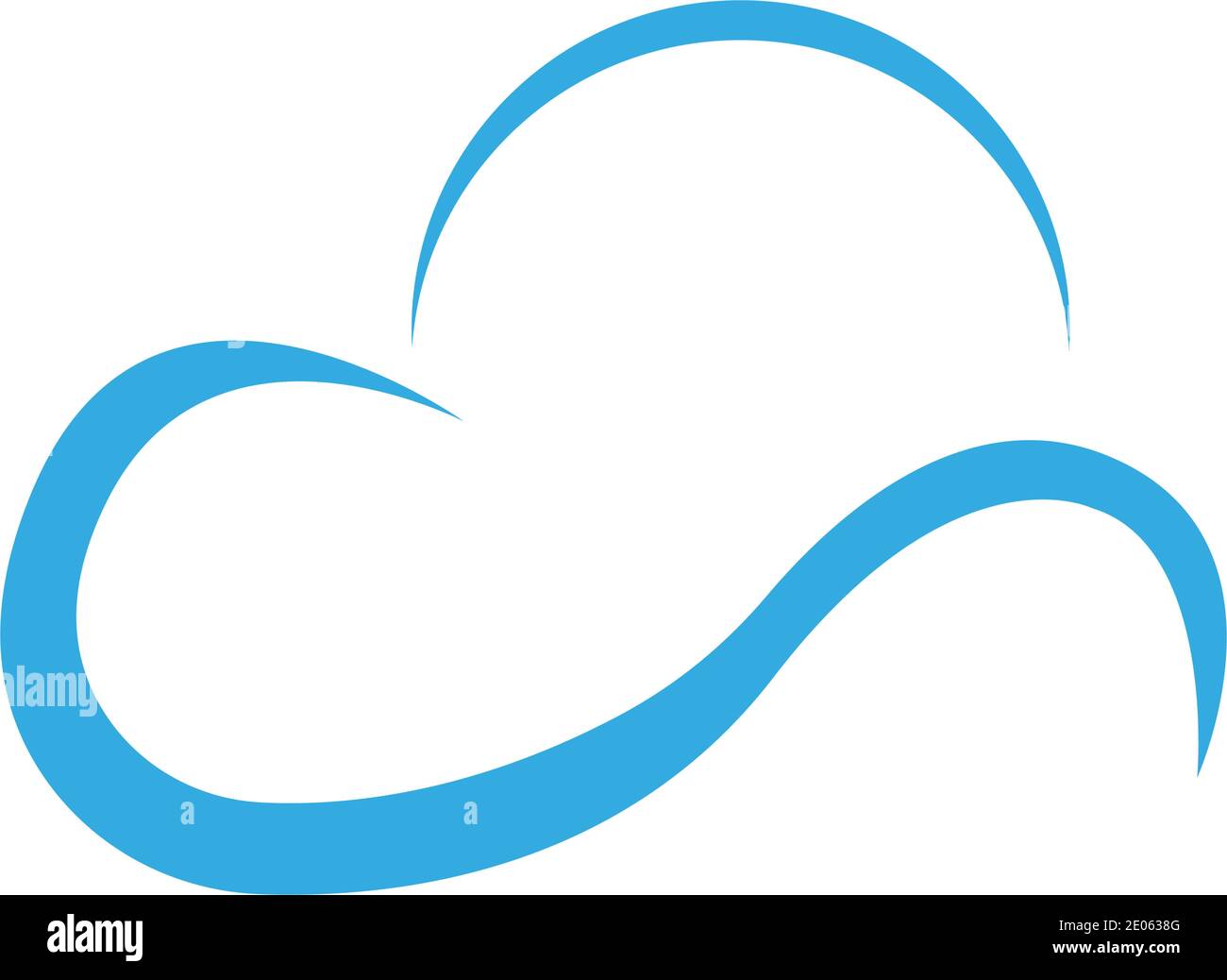 Cloud logo template vector illustration design icons Stock Vector Image ...