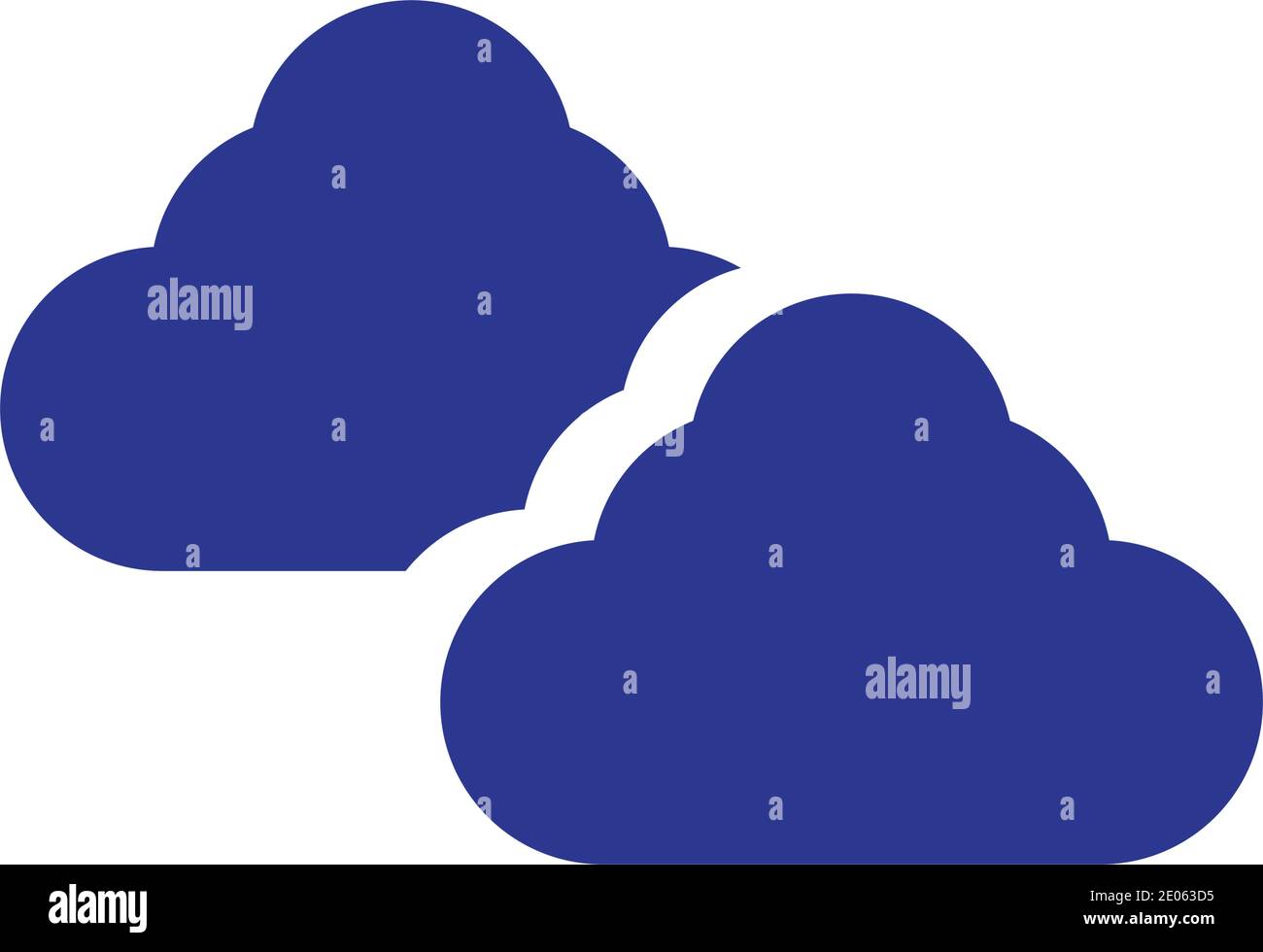 Cloud logo template vector illustration design icons Stock Vector Image ...