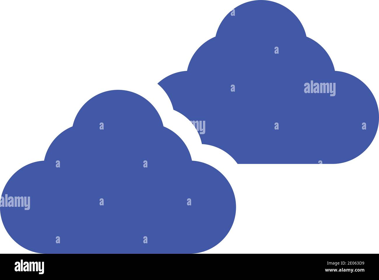 Cloud logo template vector illustration design icons Stock Vector Image ...