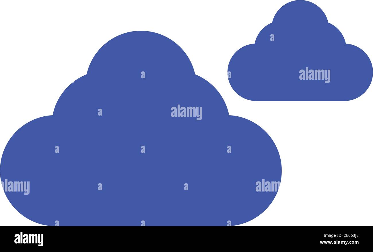 Cloud logo template vector illustration design icons Stock Vector