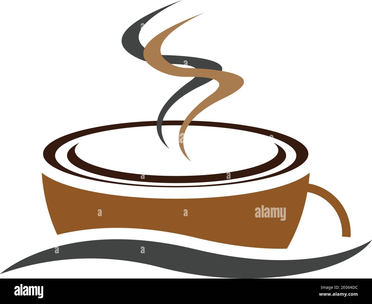 Coffee cup Logo Template vector icon design Stock Vector