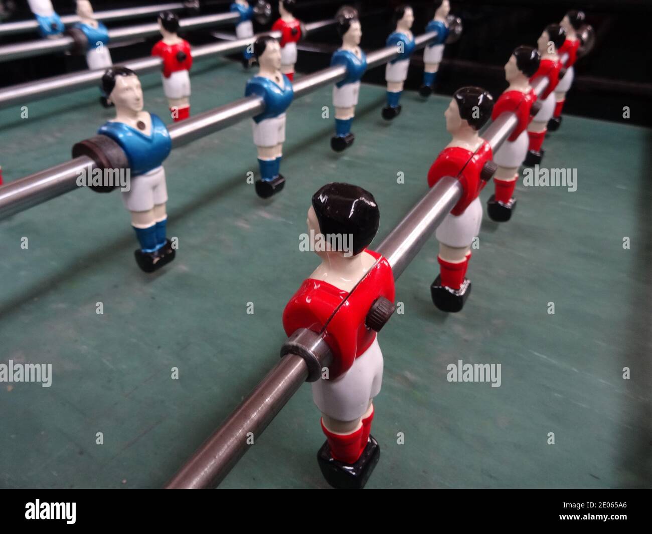 Paris Musee Des Trains De La Sncf Baby Foot Stock Photo Alamy
