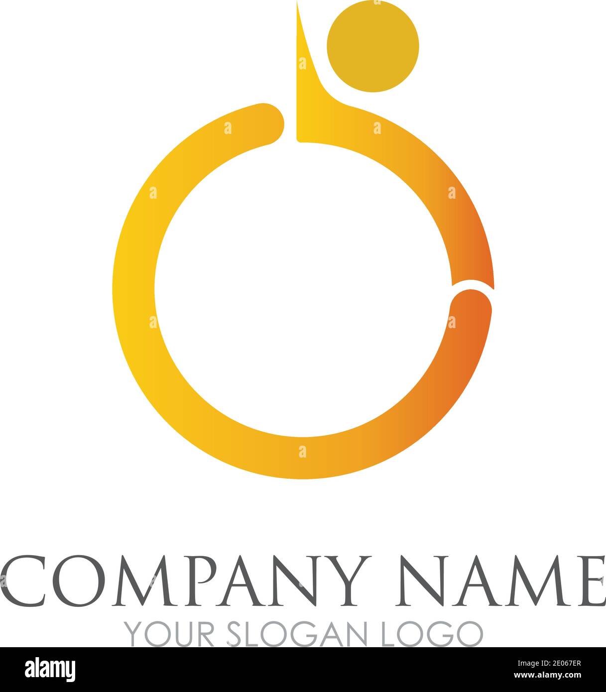 disability logo vector illustration design template - vector Stock Vector