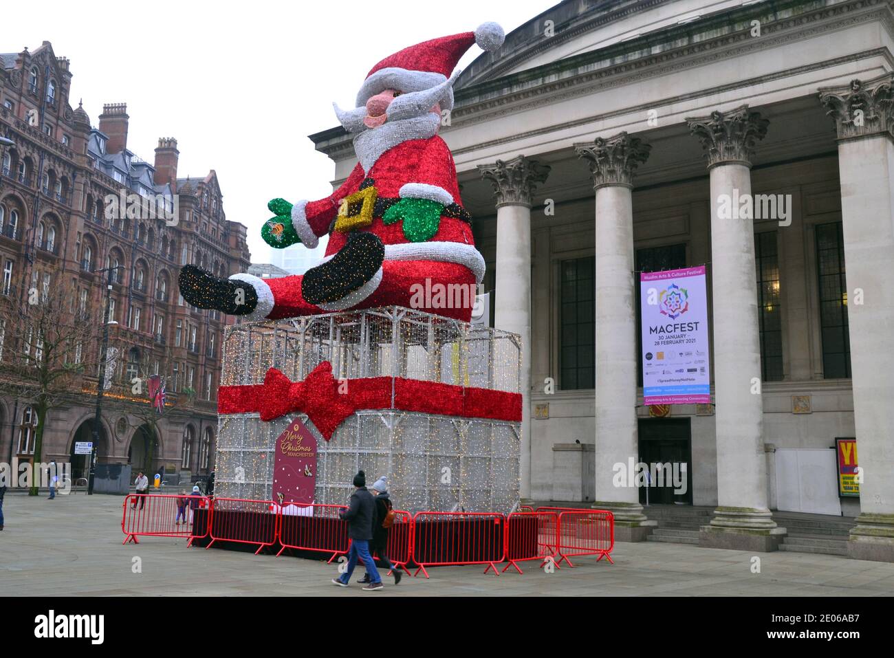 Manchester central library santa claus hires stock photography and