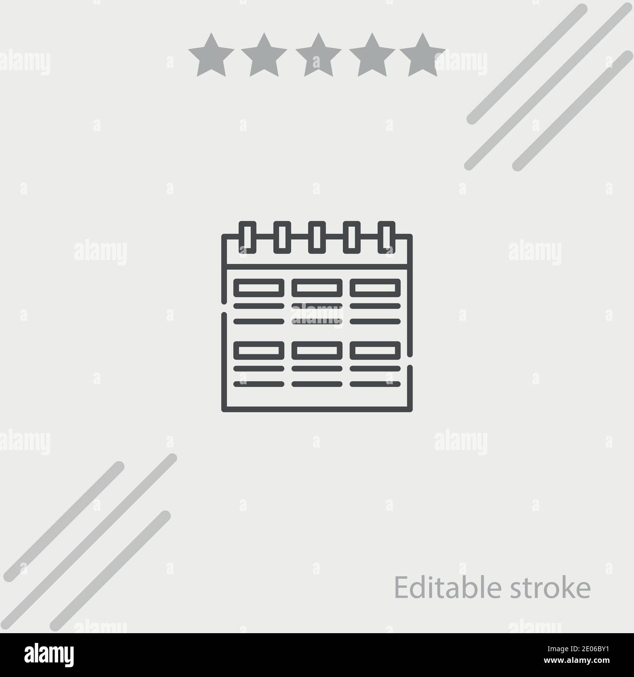 schedule vector icon modern simple vector illustration Stock Vector ...