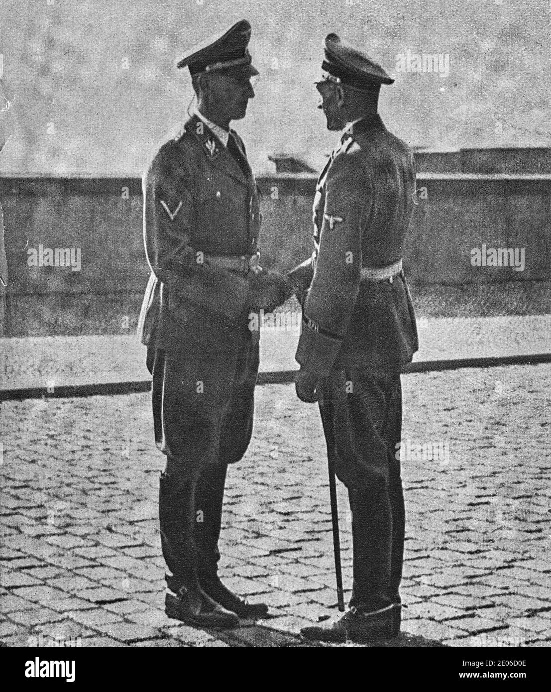 PRAGUE, PROTECTORATE OF BOHEMIA AND MORAVIA - SEPTEMBER 28, 1941: On 27 September 1941, Heydrich was appointed Deputy Reich Protector of the Protector Stock Photo