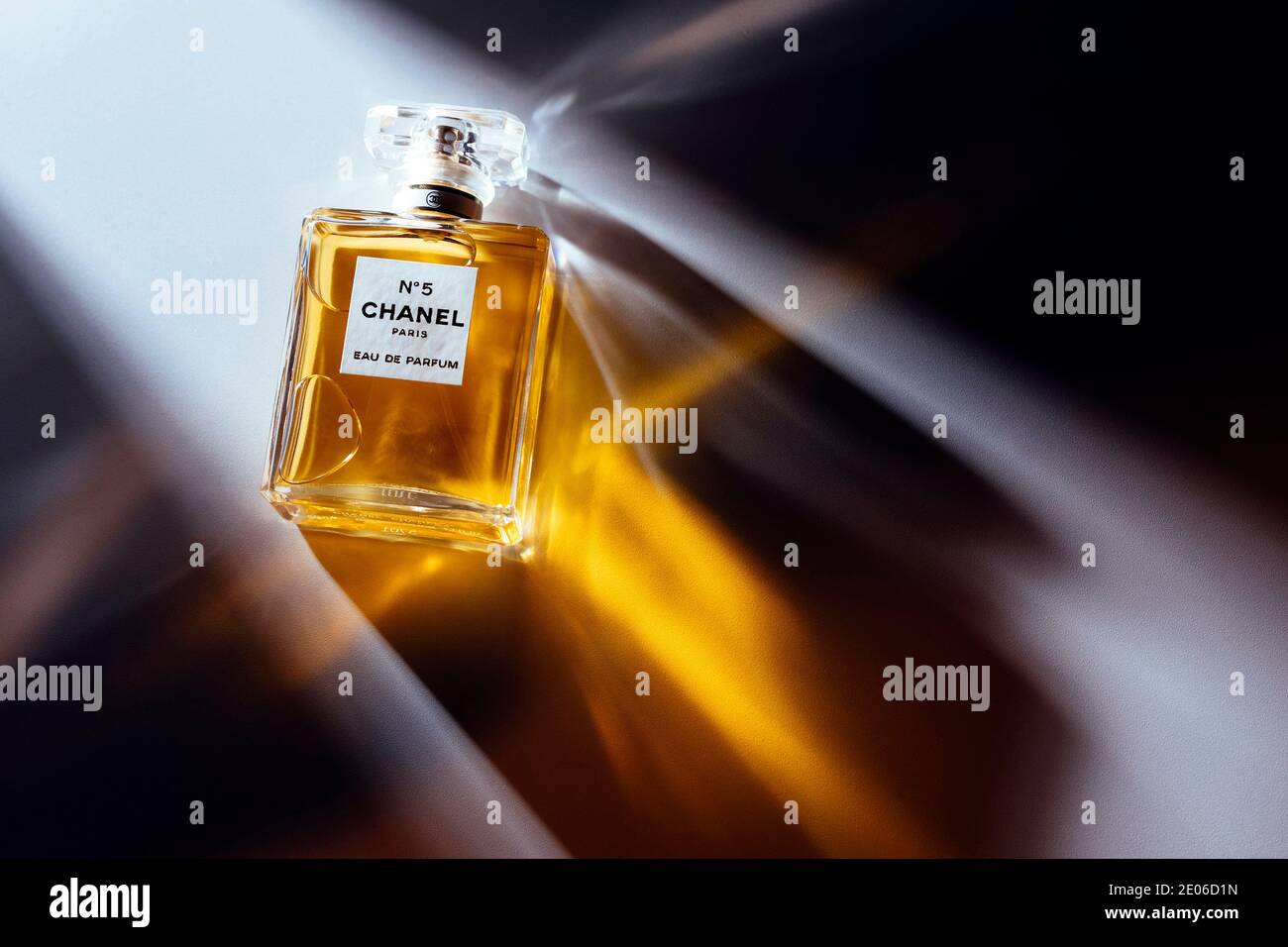 Each bottle of the Extrait perfume Chanel No. 5, a fragrance brought ...