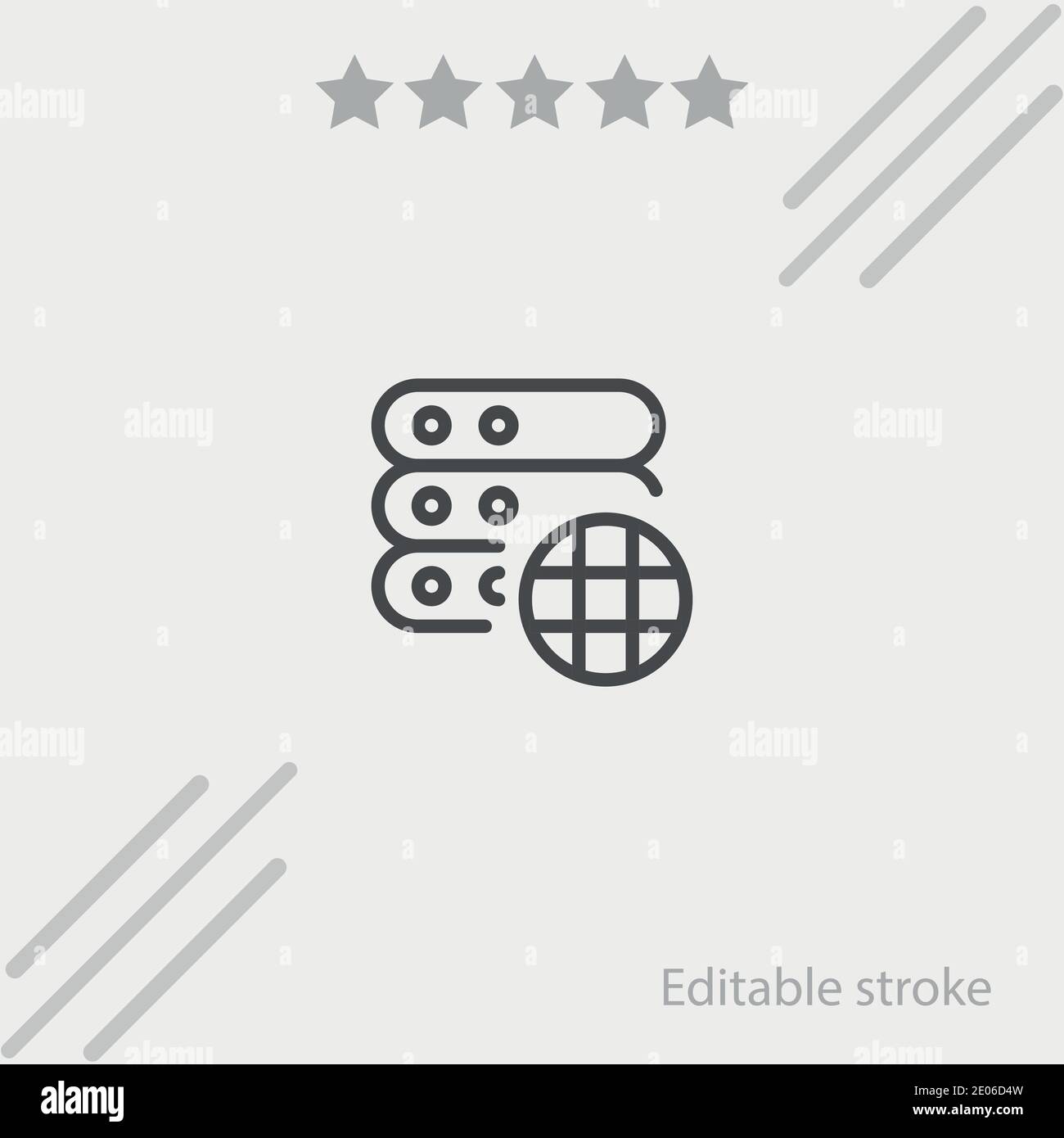 website vector icon modern simple vector illustration Stock Vector ...