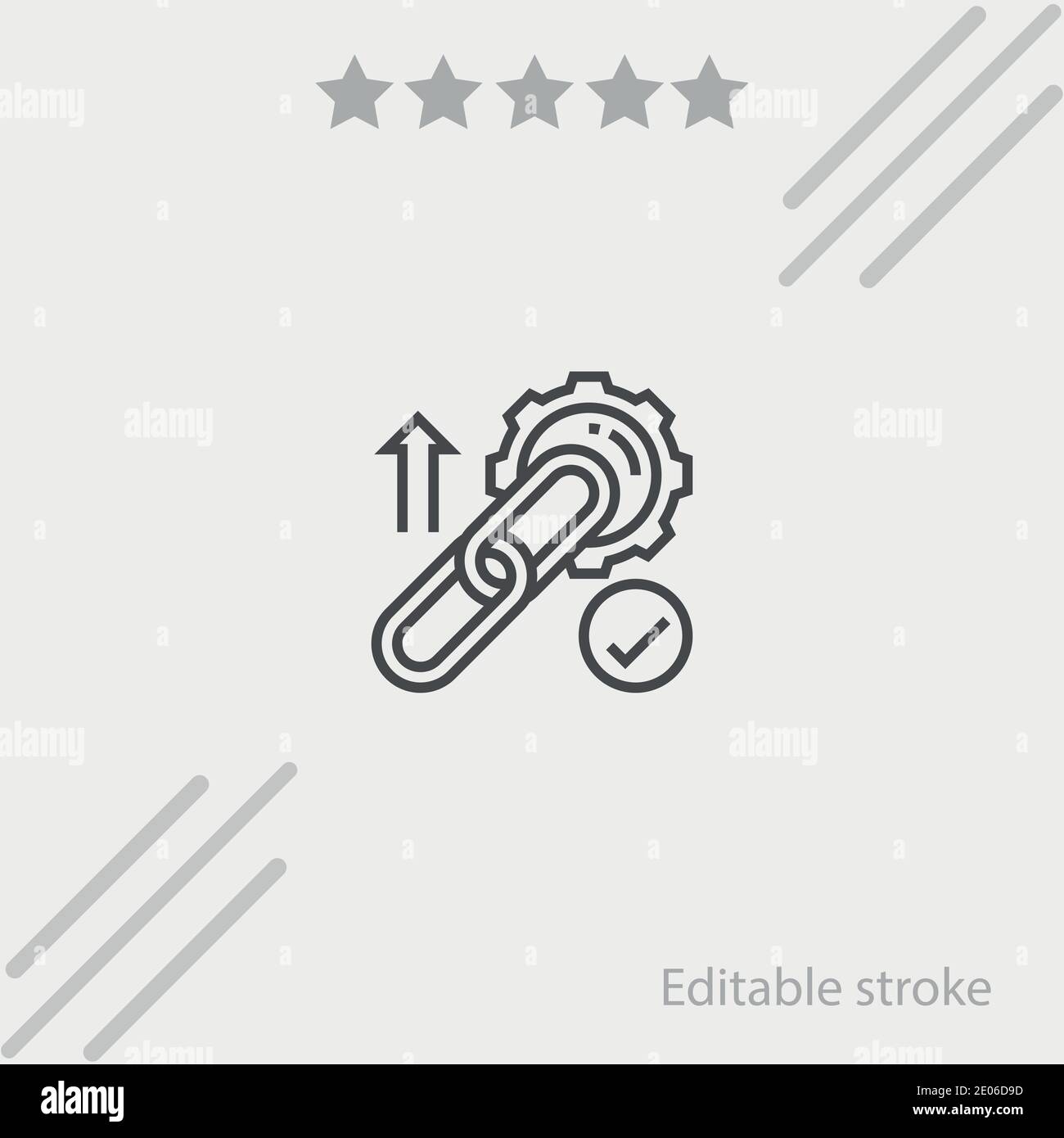 backlink vector icon modern simple vector illustration Stock Vector