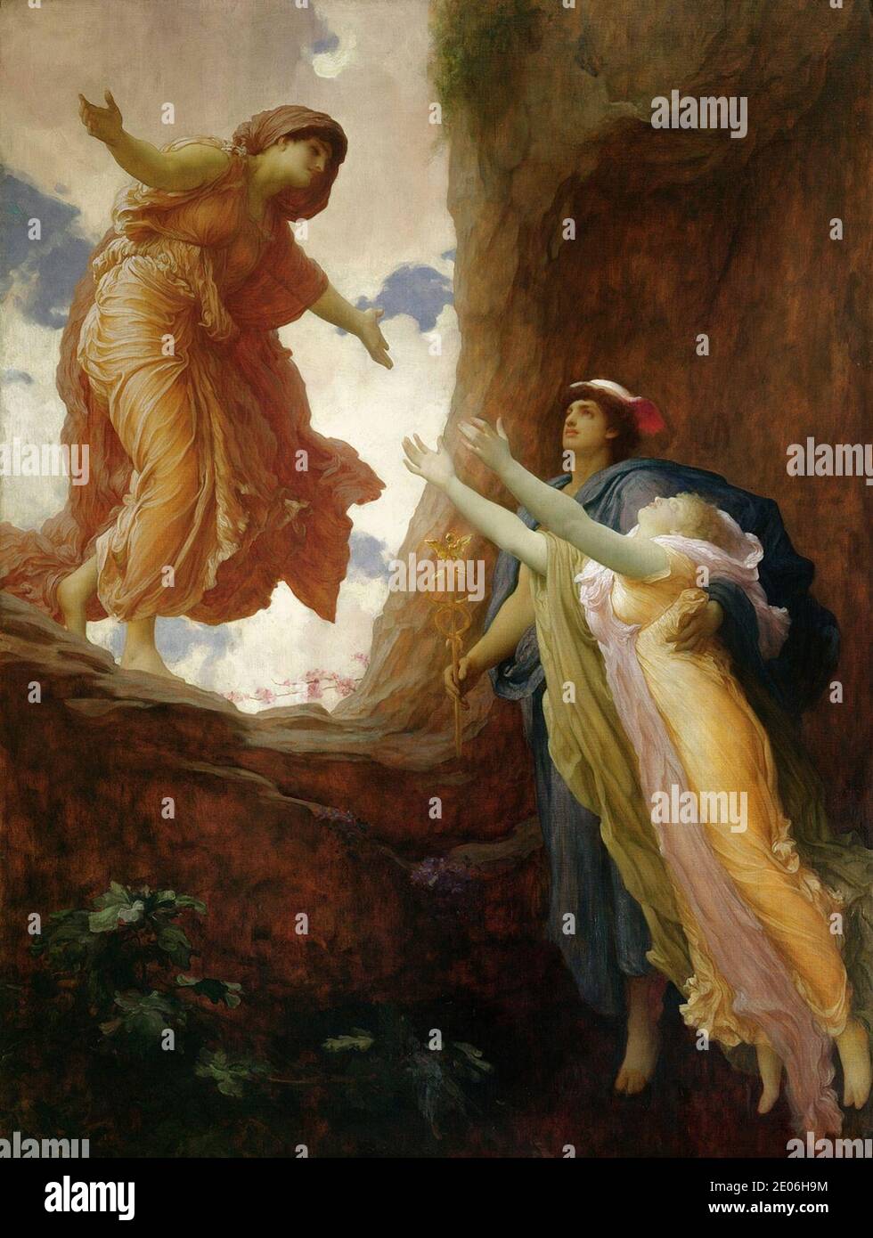 Frederic Leighton - The Return of Persephone (1891). Stock Photo