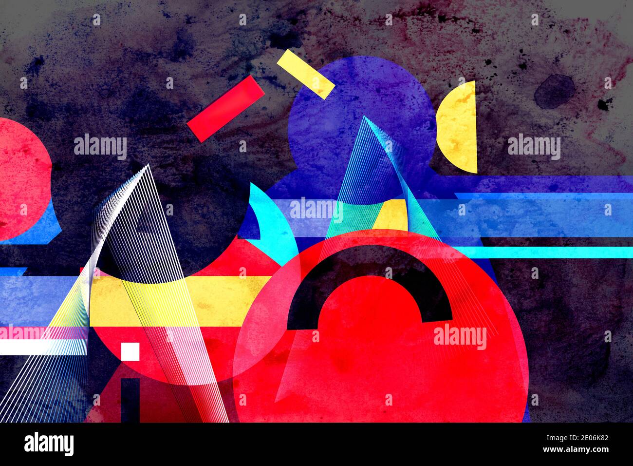 Retro Raster Abstract retro raster color background with geometric objects Stock ...