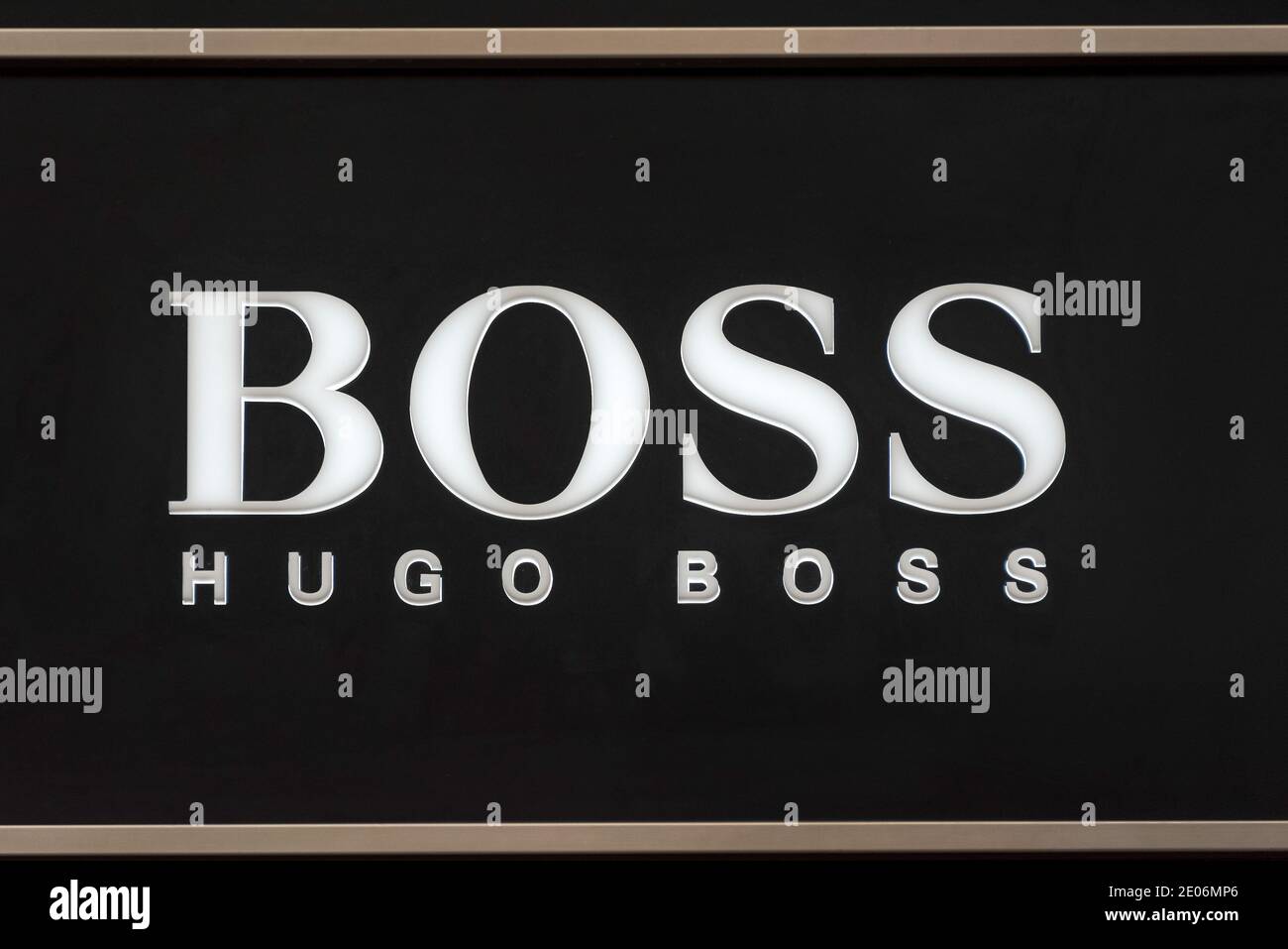 BOSS Hugo Boss is an international fashion brand coveted for its  streamlined and thoroughly modern designs and its in-demand men's collection  Stock Photo - Alamy