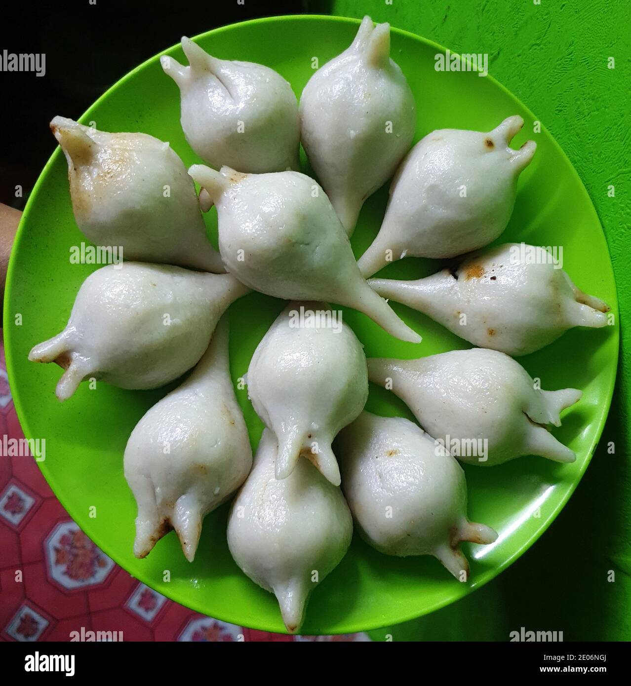 Kathmandu Bagmati Nepal 30th Dec A Woman From Newar Community Displays A Plate Of Steamed Yomari During Yomari Punhi Festival In Kathmandu Nepal On December 30 Yomari Punhi Is A