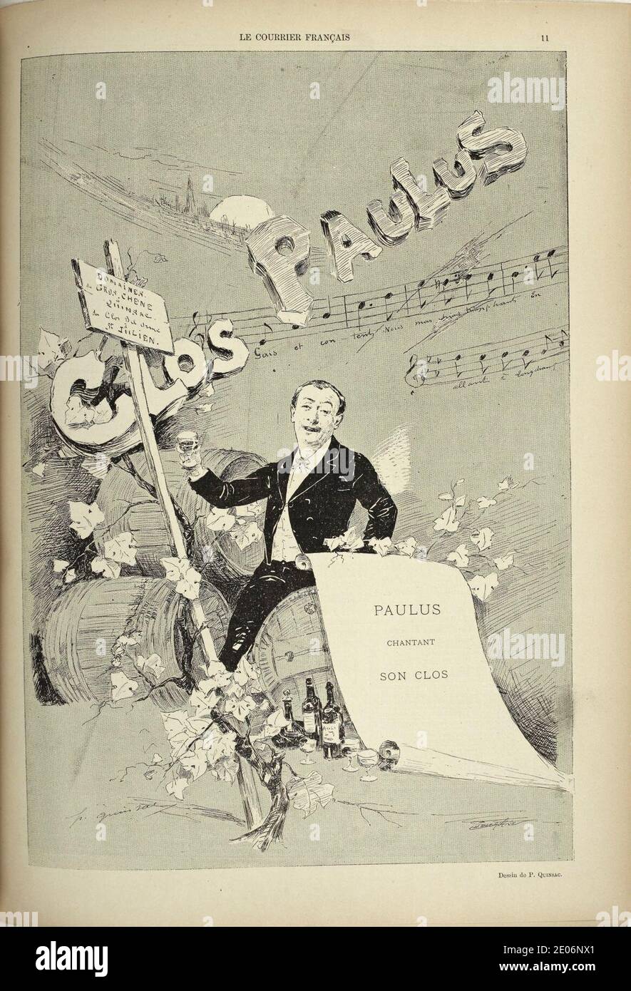 Le Courrier Français (18870612 Stock Photo Alamy