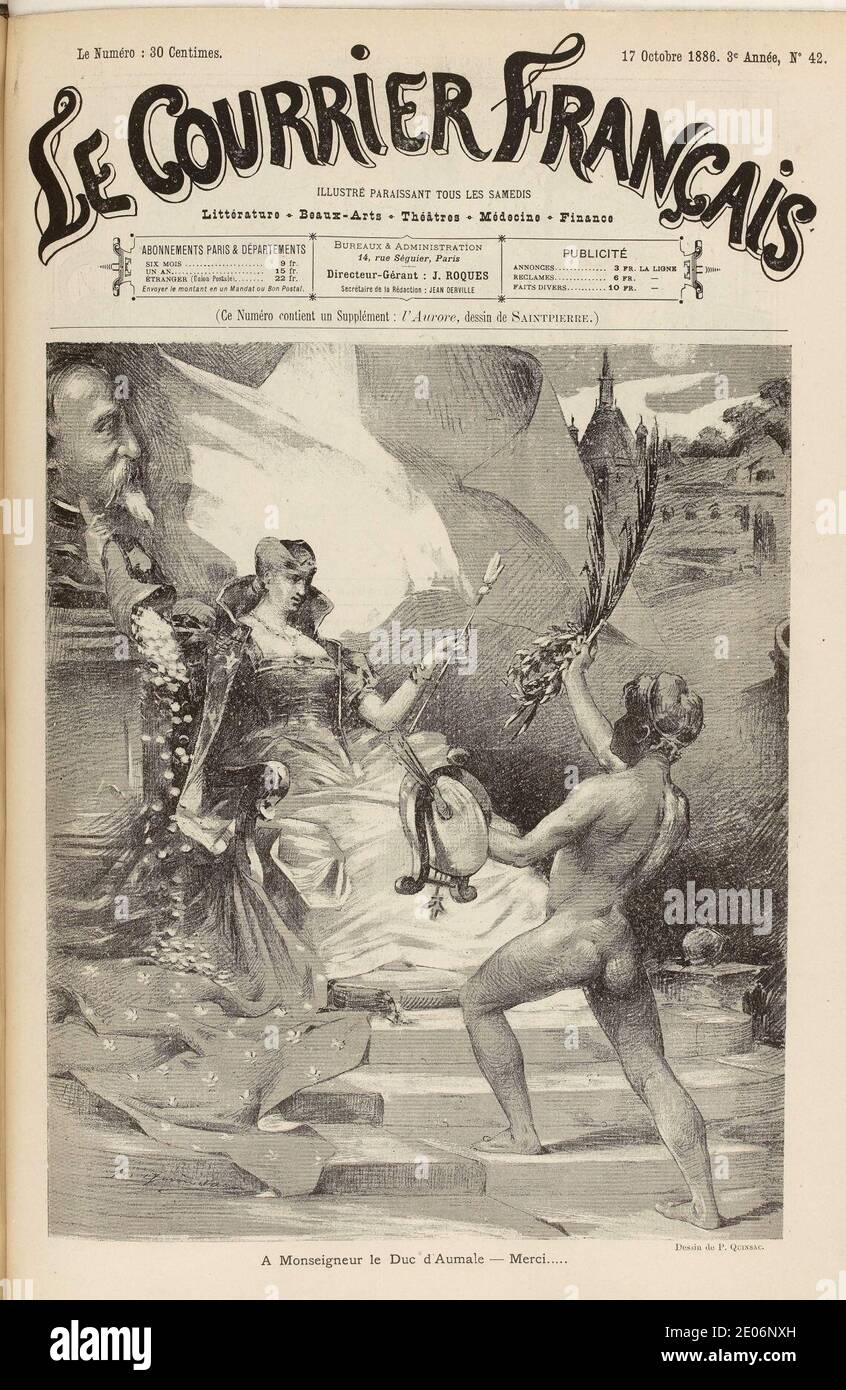 Le Courrier Fran ais 1886 10 17 Stock Photo Alamy le-courrier-fran-ais-1886-10-17-stock-photo-alamy