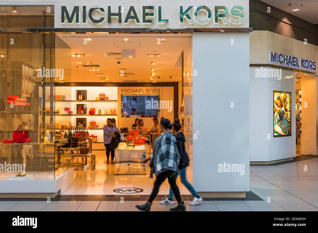 Handbags On Display At The Michael Kors Boutique Within Macy's In New York  On Tuesday, August 4, First-quarter Sales And Profits For Michael Kors  Handbag Designer Beat Analysts' Expectations, Albeit Low, |