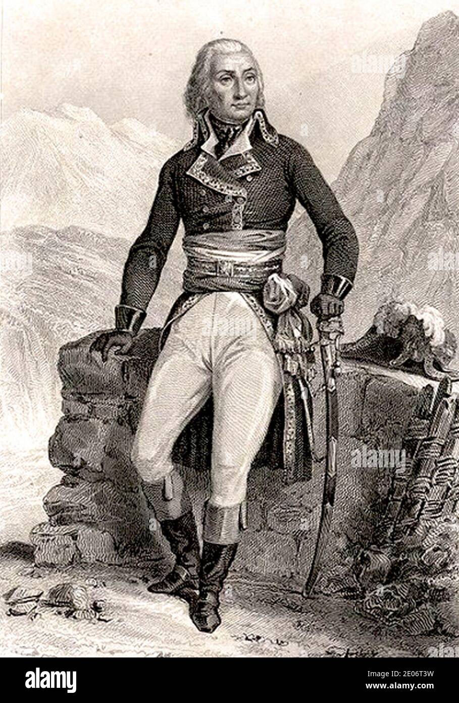 Le général Jean-Baptiste Jourdan. Stock Photo