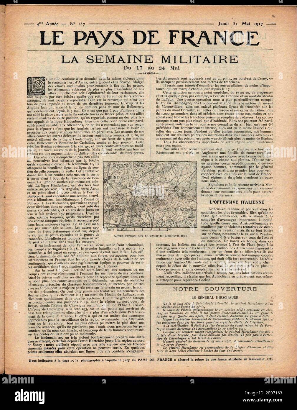 Le Pays de France, No 137, scan05, page3. Stock Photo