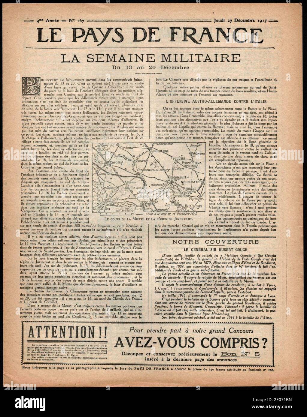 Le Pays de France, No 167, scan05, page3. Stock Photo