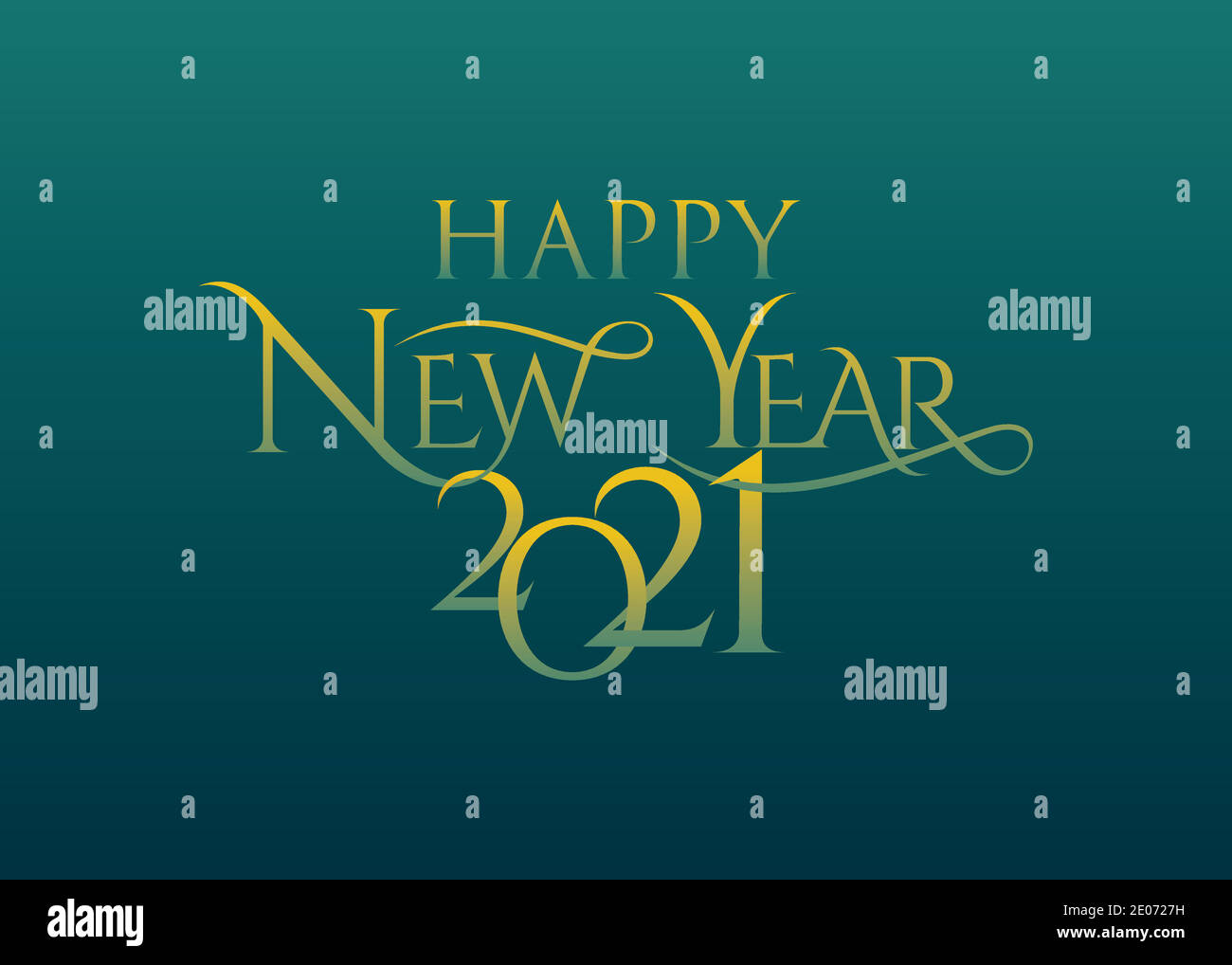 vector illustration of happy new year 2021 poster design Stock Vector ...