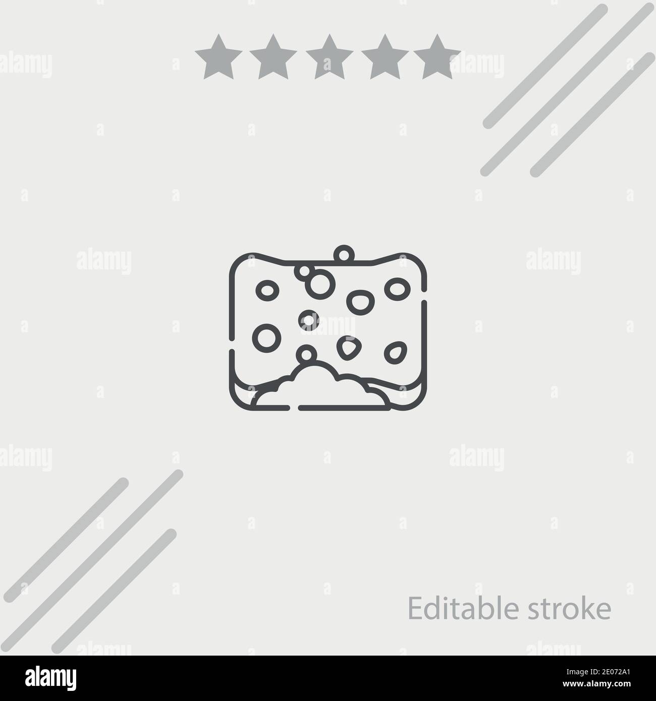sponge vector icon modern simple vector illustration Stock Vector Image ...