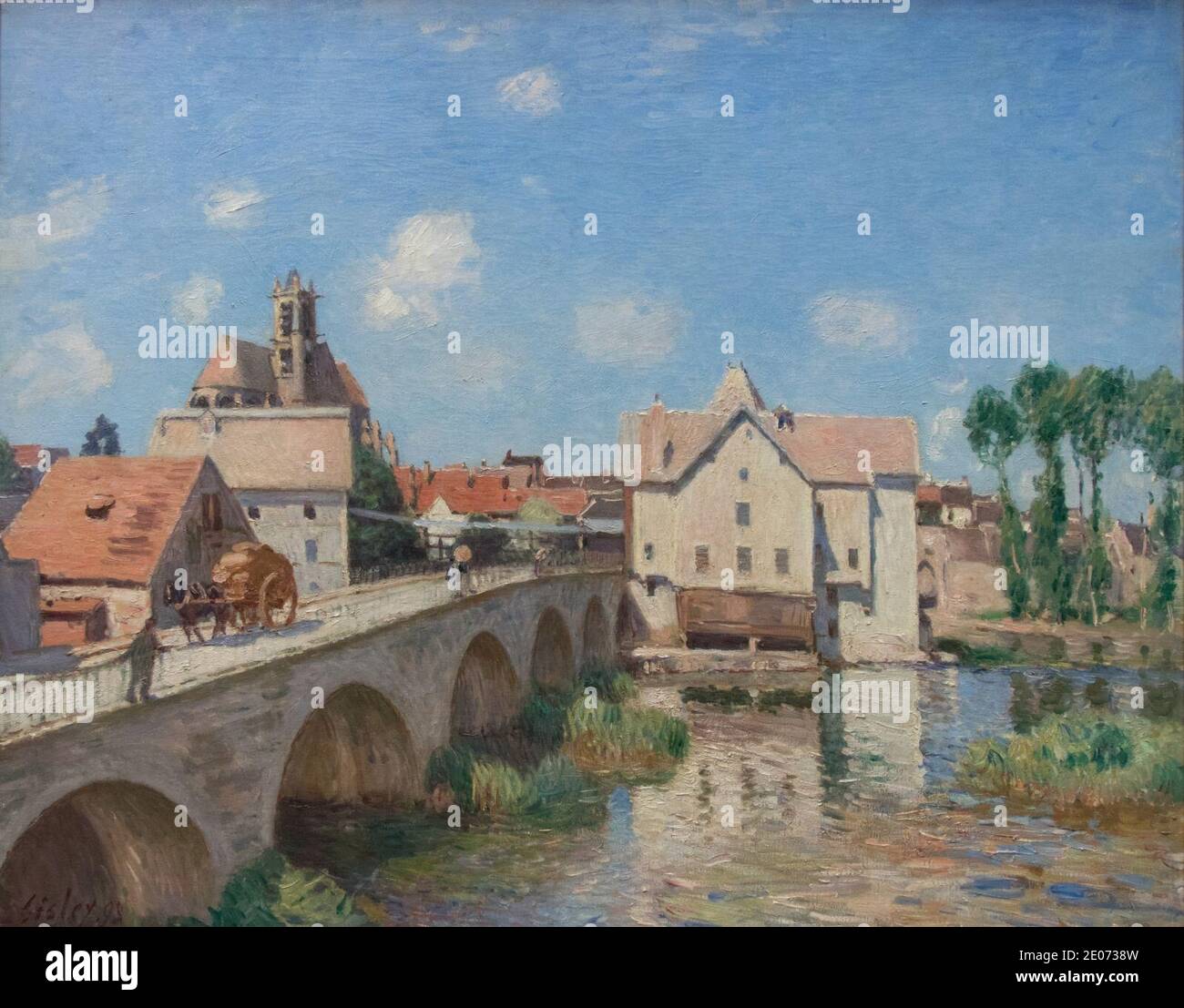 Alfred sisley le pont de moret hi-res stock photography and images